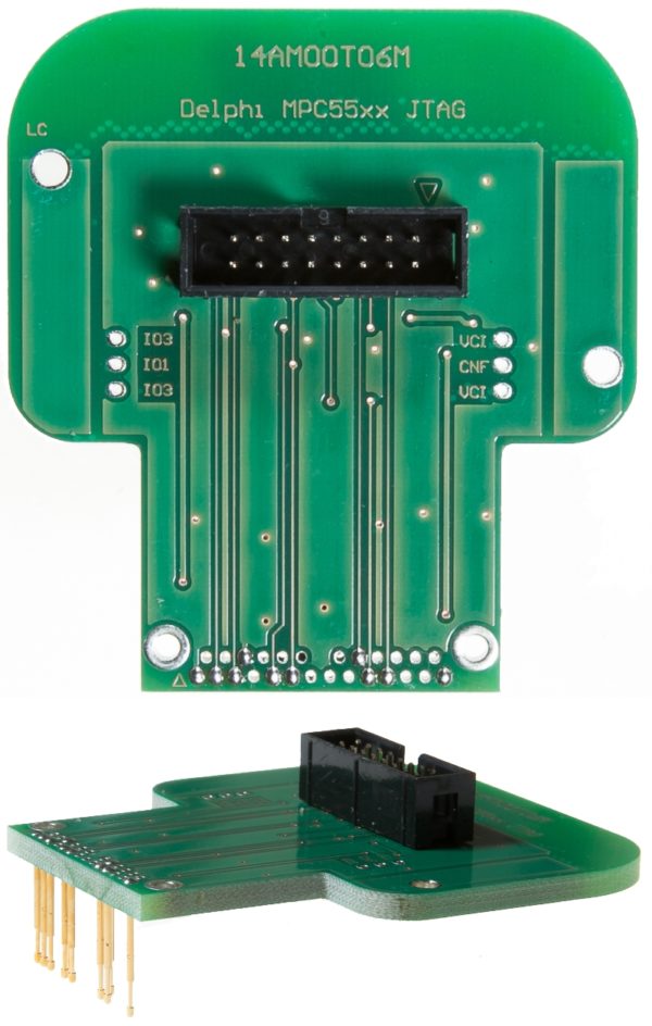 14AM00T06M  Adaptador para Delphi ECU (Nexus MPC5xxx)