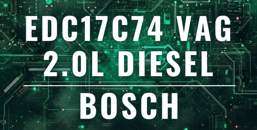 Home - Bosch - EDC17C74 vag 2.0l diesel