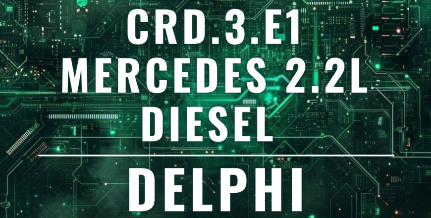 Portada - Delphi - CRD.3.E1 Mercedes 2.2l diesel