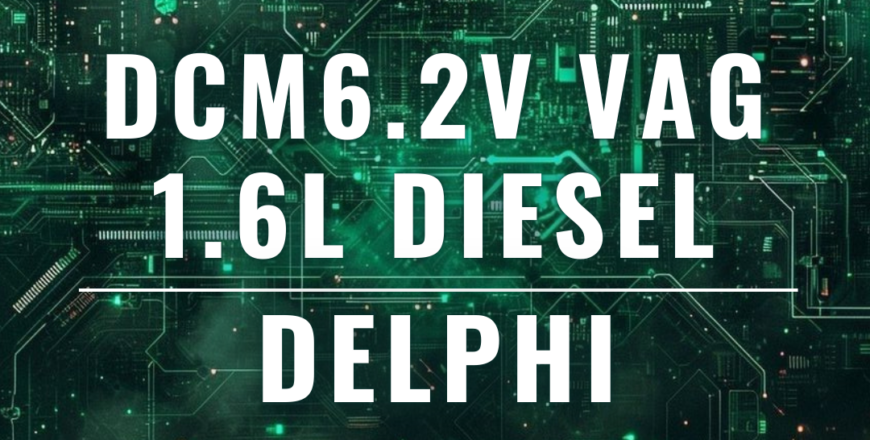 Portada - Delphi - dcm6.2v vag 1.6l diesel